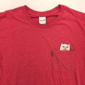 RipnDip Casual Crew Neck Short Sleeve T Shirt Mens Size Medium M Red 16989